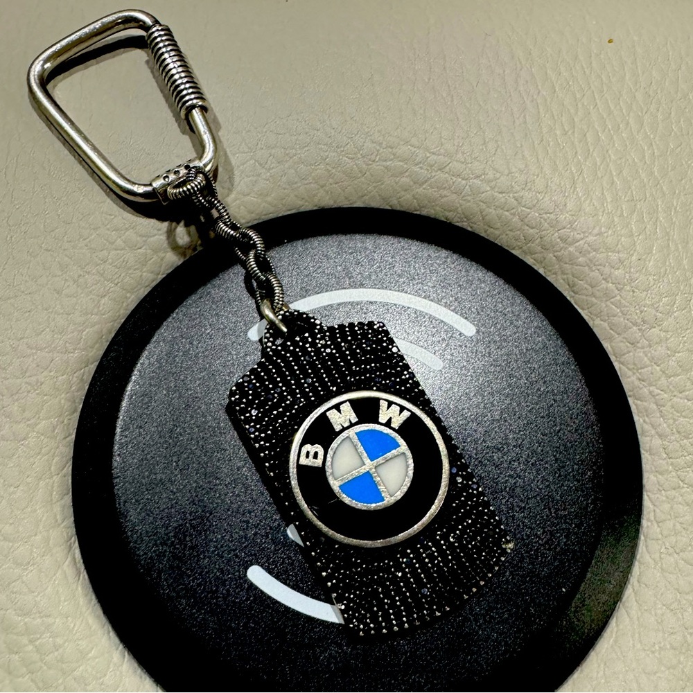 Unique 925 Sterling Silver Keychain, BMW LOGO, Great Finish